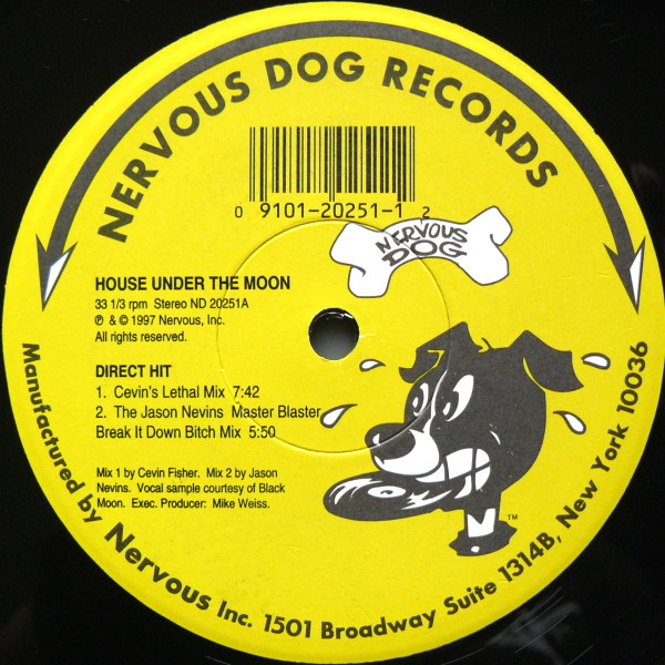 House Under The Moon - Direct Hit / Gimme The Real | Nervous Dog Records (ND 20251) - main House Under The Moon - Direct Hit / Gimme The Real | Nervous Dog Records (ND 20251) - main