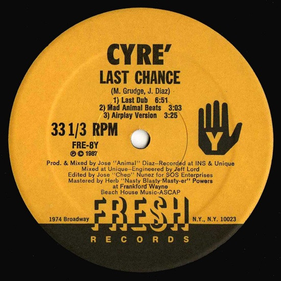 Cyré - Last Chance | Fresh Records (FRE-8) - 4 Cyré - Last Chance | Fresh Records (FRE-8) - 4