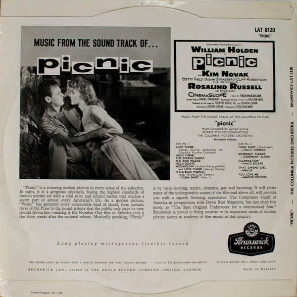 Picnic: Music From The Sound Track Of The Columbia Picture