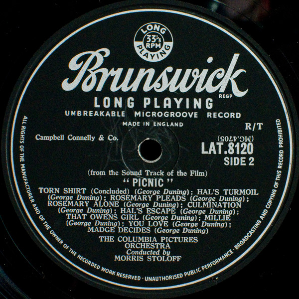 Picnic: Music From The Sound Track Of The Columbia Picture