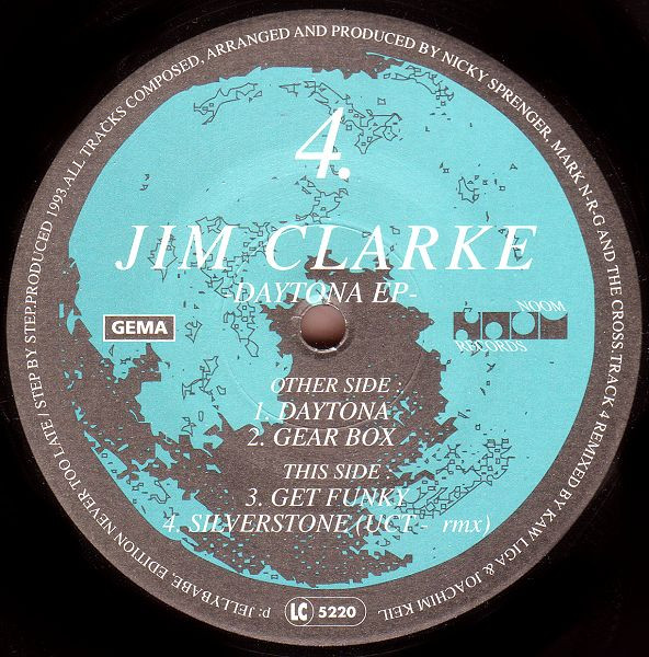 Jim Clarke - Daytona EP | Noom Records (NOOM 004-12)