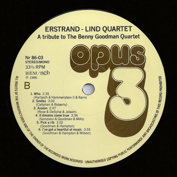 A Tribute To The Benny Goodman Quartet