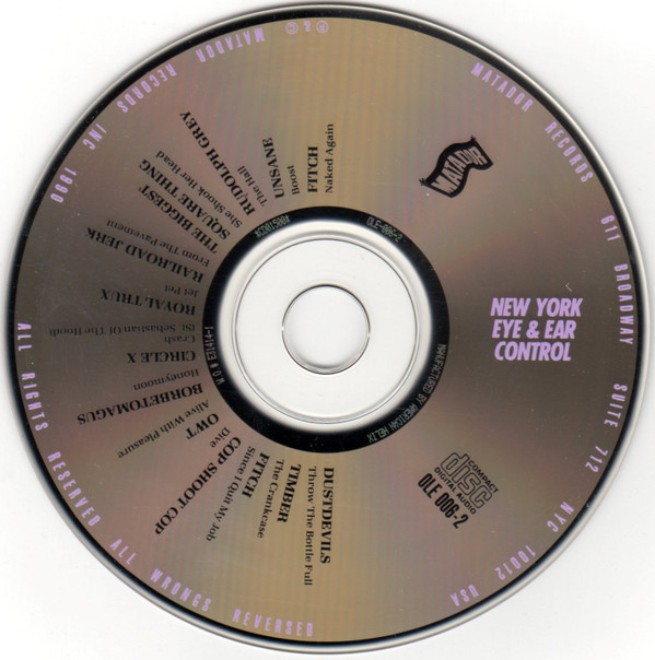 New York Eye And Ear Control