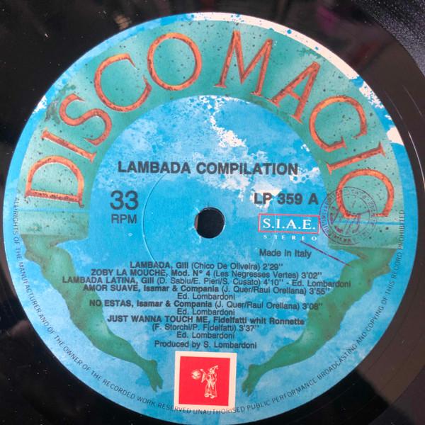 Various - Lambada Compilation | Discomagic Records (LP 359) - 3