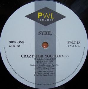 Sybil - Crazy For You | PWL Records (PWLT 53) - 2 Sybil - Crazy For You | PWL Records (PWLT 53) - 2