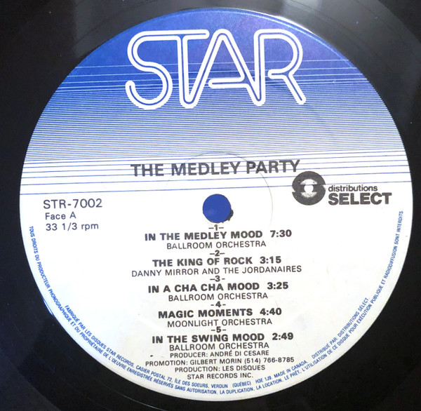 Various - The Medley Party | Les Disques Star Records (STR-7002) - 4