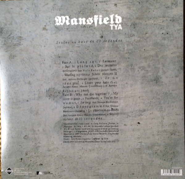 Mansfield.TYA - Seules Au Bout de 23 Secondes | Vicious Circle (REVERB100LP) - 2