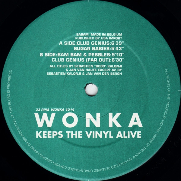 Club Genius - Club Genius | Wonka Beats (WONKA 1014) - 3