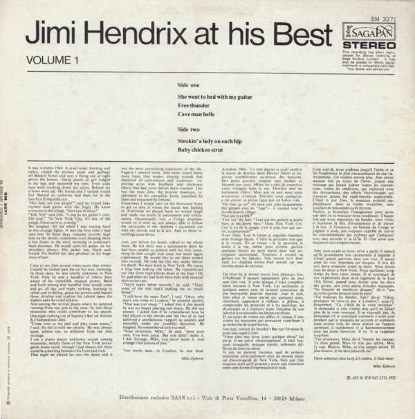 Jimi Hendrix - Jimi Hendrix At His Best (Volume 1) | Joker (SM 3271) - 2