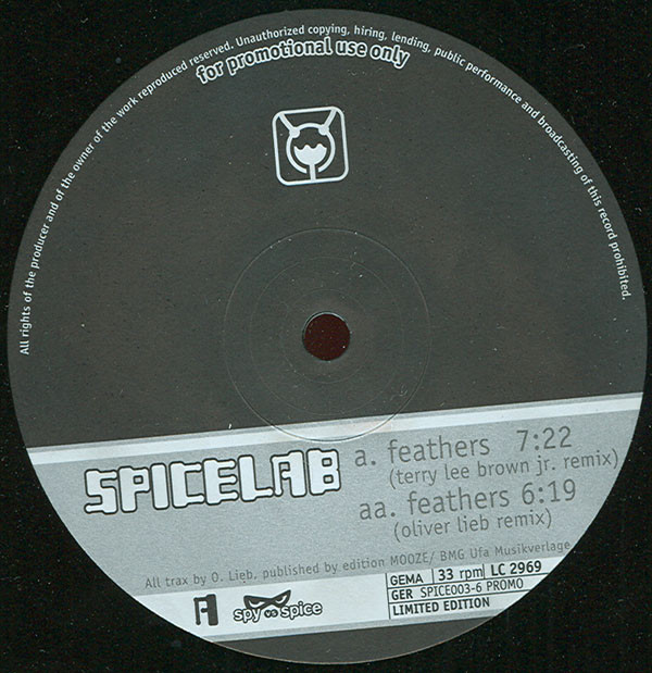 Spicelab - Feathers | Spy vs. Spice (SPICE003-6 PROMO) - main Spicelab - Feathers | Spy vs. Spice (SPICE003-6 PROMO) - main