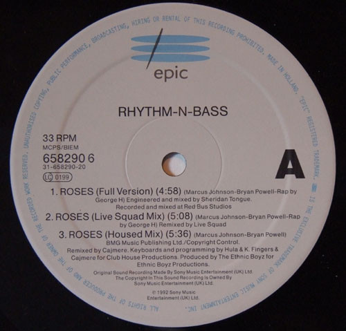 Rhythm-N-Bass - Roses | Epic (658290 6) - 3 Rhythm-N-Bass - Roses | Epic (658290 6) - 3