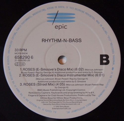Rhythm-N-Bass - Roses | Epic (658290 6) - 4 Rhythm-N-Bass - Roses | Epic (658290 6) - 4