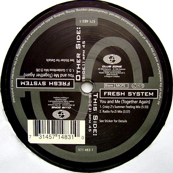 Fresh System - You And Me (Together Again) | Club Zone (571 483-1) - 4