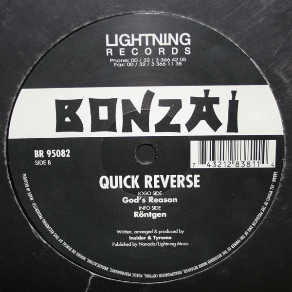 Quick Reverse - God's Reason | Bonzai Records (BR 95082) - main