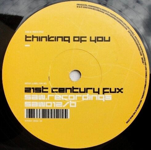 21st Century Fux - Night / Thinking Of You | Saw Recordings (SAW012) - 2