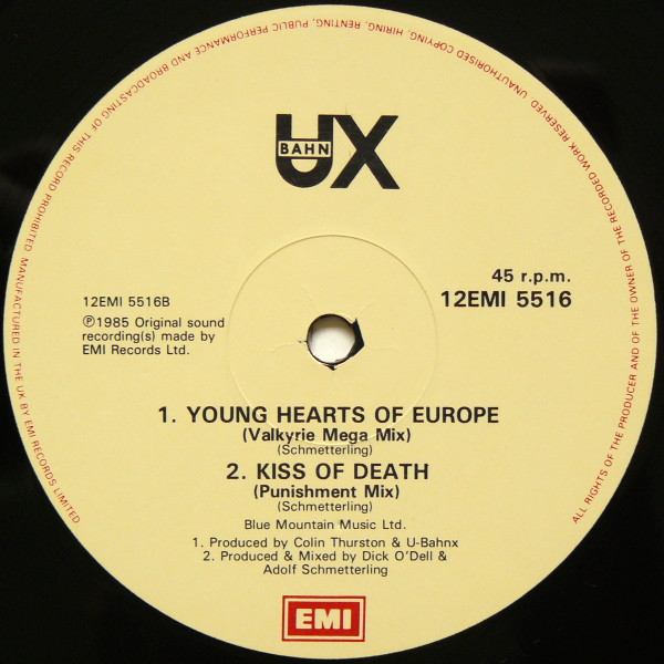 U-BahnX - Young Hearts Of Europe | EMI (12 EMI 5516) - 4