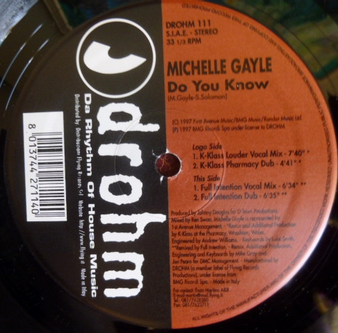 Michelle Gayle - Do You Know | Drohm (DROHM 111) - 3