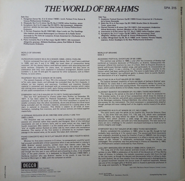 The World Of Brahms