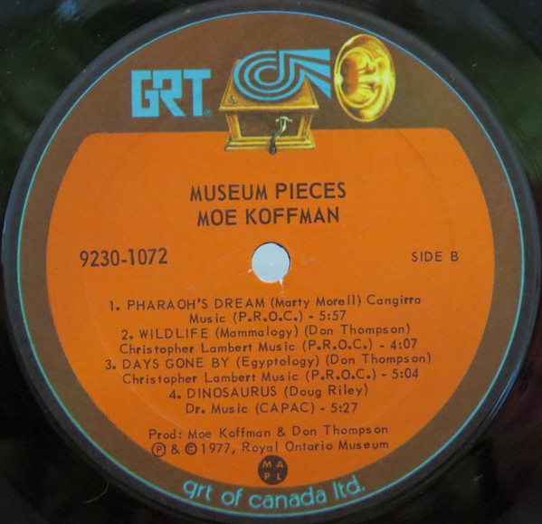 Moe Koffman - Museum Pieces | GRT (9230-1072) - 4