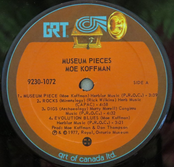 Moe Koffman - Museum Pieces | GRT (9230-1072) - 3