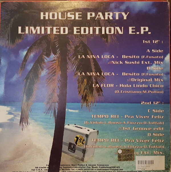 Various - House Party Limited Edition E.P. | 1st Groove (1STGR 007) - 2 Various - House Party Limited Edition E.P. | 1st Groove (1STGR 007) - 2