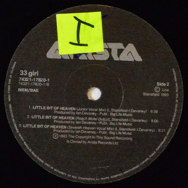 Lisa Stansfield - Little Bit Of Heaven | Arista (74321-17820-1) - 3 Lisa Stansfield - Little Bit Of Heaven | Arista (74321-17820-1) - 3