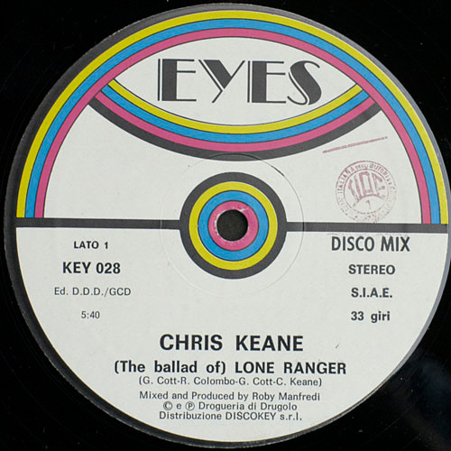 Chris Keane - The Ballad Of Lone Ranger | Eyes (KEY 028) - 3