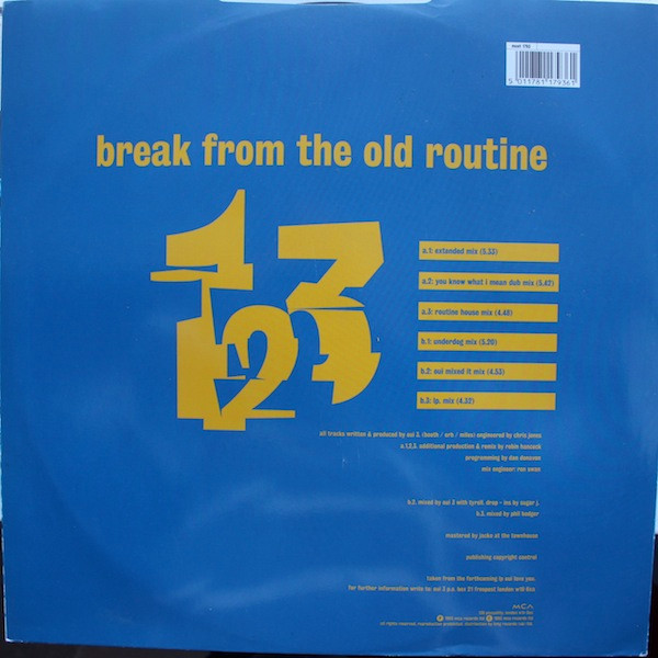 Oui 3 - Break From The Old Routine | MCA Records (MCST 1793) - 4