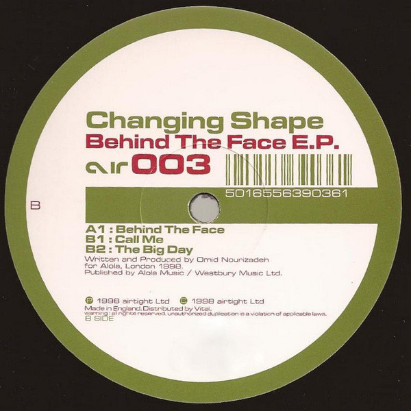 Changing Shape - Behind The Face E.P. | Airtight (air003) - main