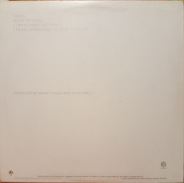 Sylvester - Stars [Vinyl] | Fantasy (9160-9579) - 2