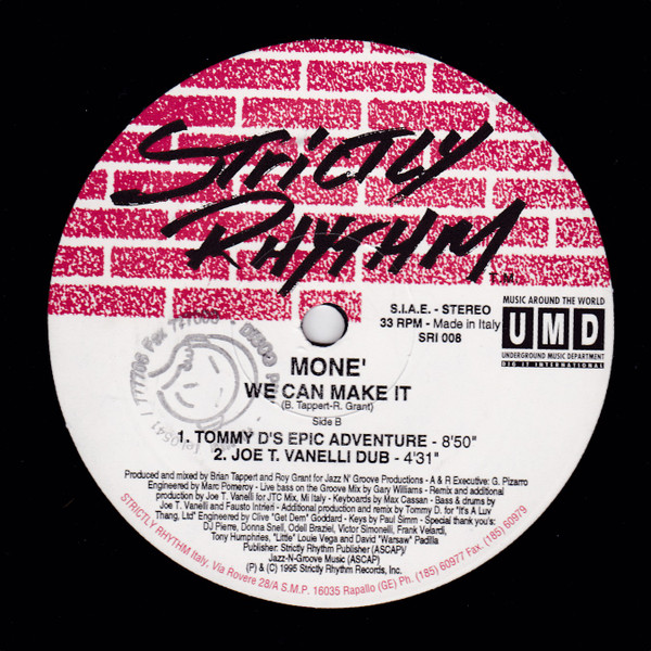 Moné - We Can Make It | Strictly Rhythm (SRI 008) - 5 Moné - We Can Make It | Strictly Rhythm (SRI 008) - 5