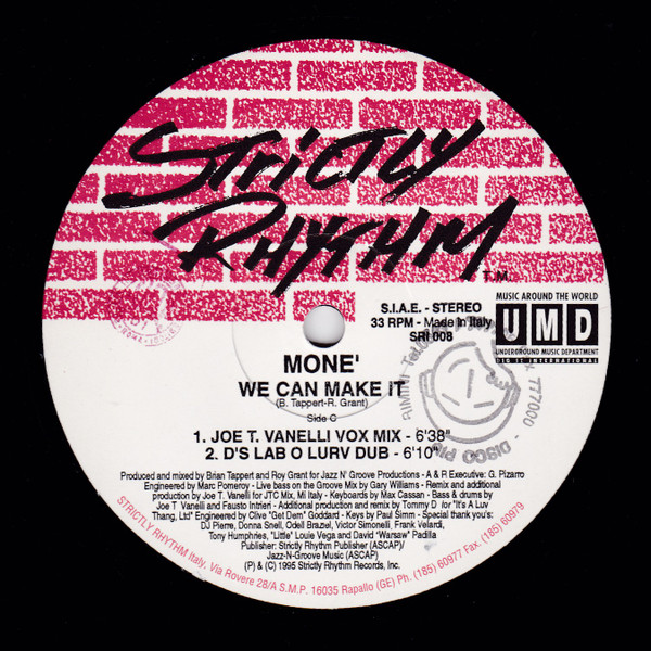 Moné - We Can Make It | Strictly Rhythm (SRI 008) - 4 Moné - We Can Make It | Strictly Rhythm (SRI 008) - 4