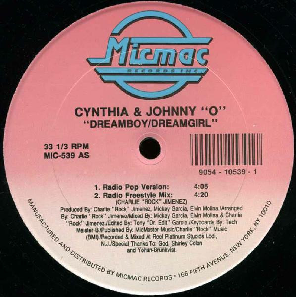 Cynthia & Johnny O - Dreamboy/Dreamgirl | Micmac Records, Inc. (MIC-539) - main