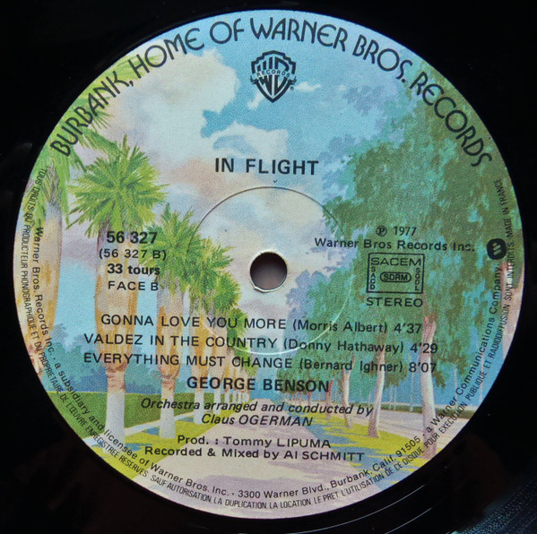 George Benson - In Flight | Warner Bros. Records (56 327) - 5 George Benson - In Flight | Warner Bros. Records (56 327) - 5