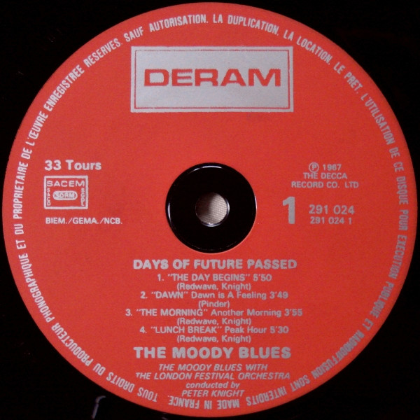The Moody Blues - Days Of Future Passed | Deram (291 024) - 3 The Moody Blues - Days Of Future Passed | Deram (291 024) - 3