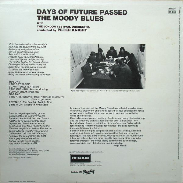 The Moody Blues - Days Of Future Passed | Deram (291 024) - 2 The Moody Blues - Days Of Future Passed | Deram (291 024) - 2