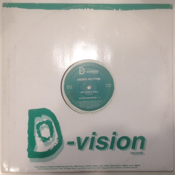 Under Rhythm - My Love 4 You | D:vision Records (DV 055) - 2 Under Rhythm - My Love 4 You | D:vision Records (DV 055) - 2