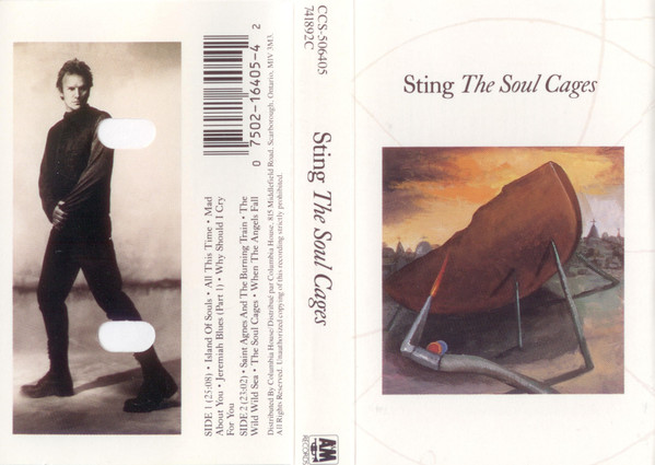 Sting - The Soul Cages | A&M Records (CCS-506405) - 2 Sting - The Soul Cages | A&M Records (CCS-506405) - 2