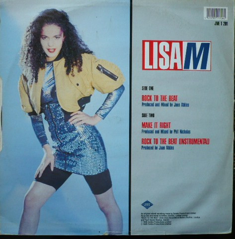 Lisa M - Rock To The Beat | Jive (JIVE T 201) - 2
