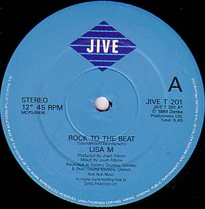 Lisa M - Rock To The Beat | Jive (JIVE T 201) - 3