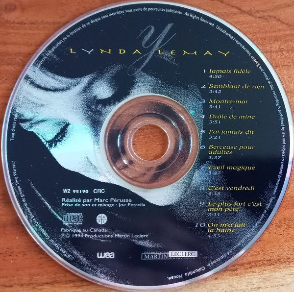 Lynda Lemay - Y | WEA (W2 95190) - 3