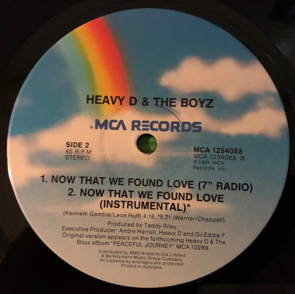 Heavy D. & The Boyz - Now That We Found Love | MCA Records (MCA 1254088) - 4