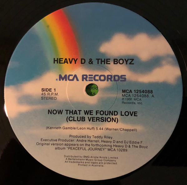 Heavy D. & The Boyz - Now That We Found Love | MCA Records (MCA 1254088) - 3