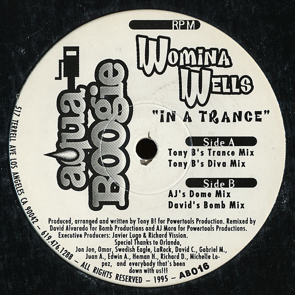 Womina Wells - In A Trance | Aqua Boogie Records (AB016)