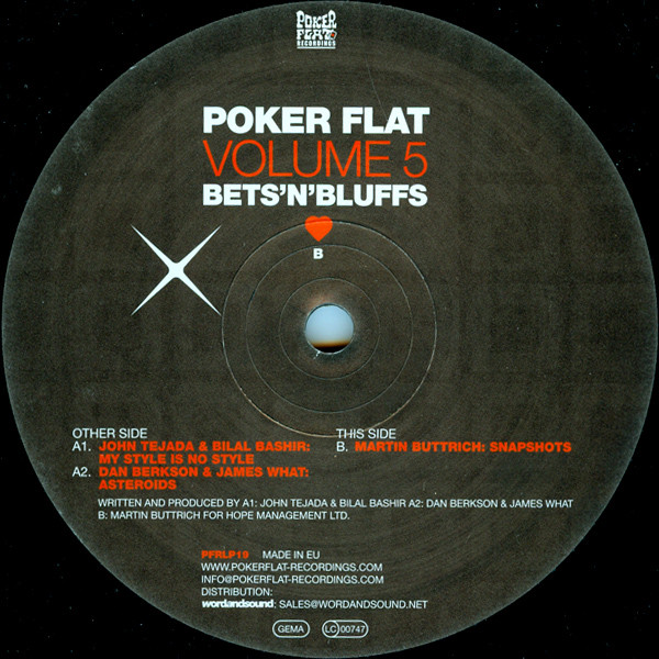 Various - Poker Flat Volume 5 - Bets'N'Bluffs | Poker Flat Recordings (PFRLP19) - 4 Various - Poker Flat Volume 5 - Bets'N'Bluffs | Poker Flat Recordings (PFRLP19) - 4