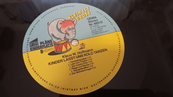 Klaus W. Hoffmann - Kinder Lasst Uns Kolo Tanzen | pläne (88 512) - 3 Klaus W. Hoffmann - Kinder Lasst Uns Kolo Tanzen | pläne (88 512) - 3