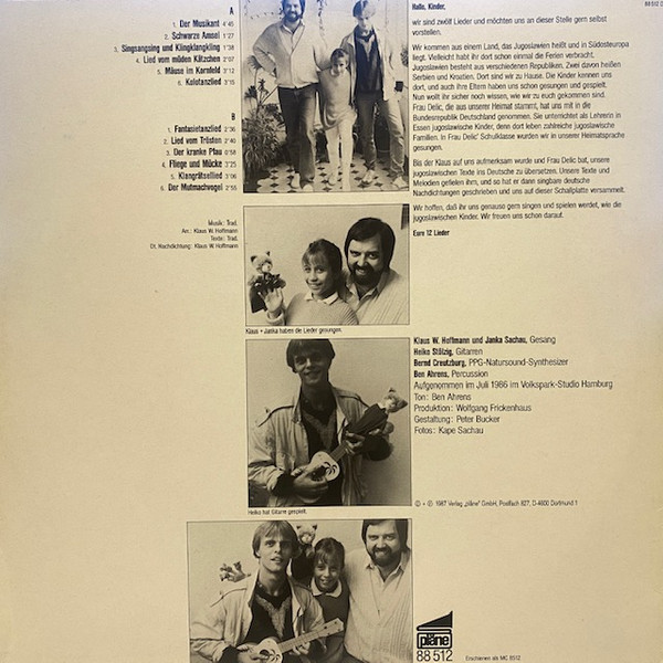 Klaus W. Hoffmann - Kinder Lasst Uns Kolo Tanzen | pläne (88 512) - 2 Klaus W. Hoffmann - Kinder Lasst Uns Kolo Tanzen | pläne (88 512) - 2