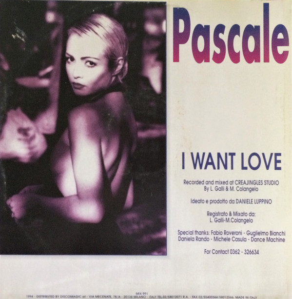 Pascale - I Want Love | Discomagic Records (MIX 991) - 2