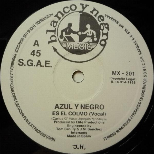 Azul Y Negro - Es El Colmo | Blanco Y Negro (MX 201) - 3 Azul Y Negro - Es El Colmo | Blanco Y Negro (MX 201) - 3