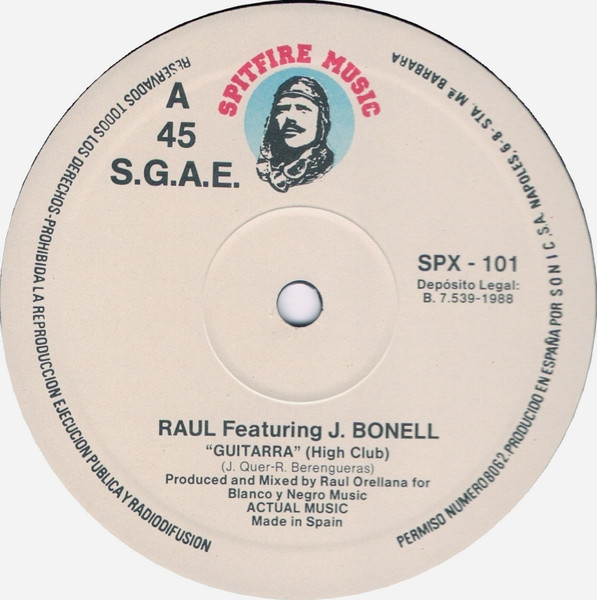 Raul Featuring J. Bonell - Guitarra | Spitfire Music (SPX-101) - 3 Raul Featuring J. Bonell - Guitarra | Spitfire Music (SPX-101) - 3